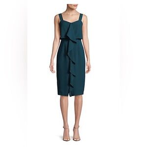 Adrianna Papell Dark Teal Dress